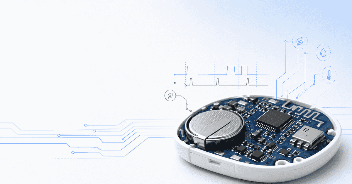 Ultra-low power edge device illustration